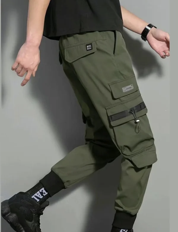 Men's Jogger Cargo Pants – Elastic Waist, Multi-Pocket Design & Ultimate Comfort - Image 3