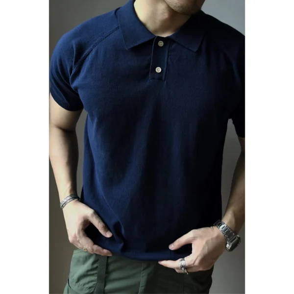 Men’s Premium Golf Polo T-Shirt – Timeless Elegance with Italian Flair - Image 3